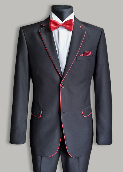 garnitur z lamówką